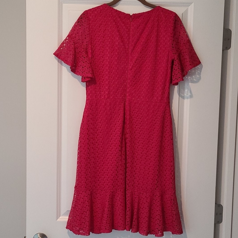 American Living Pink Lace‎ overlay dress - Picture 4 of 5